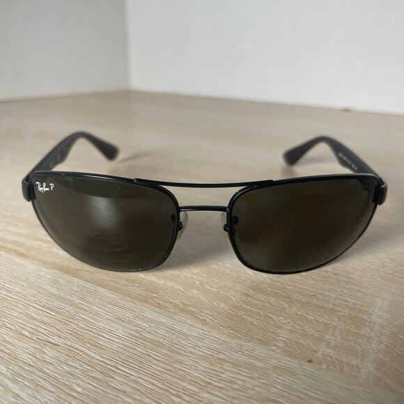 Ray-Ban RB3445 006/11 Sunglasses Black FRAMES ONLY 61-17-130 - Picture 2 of 8